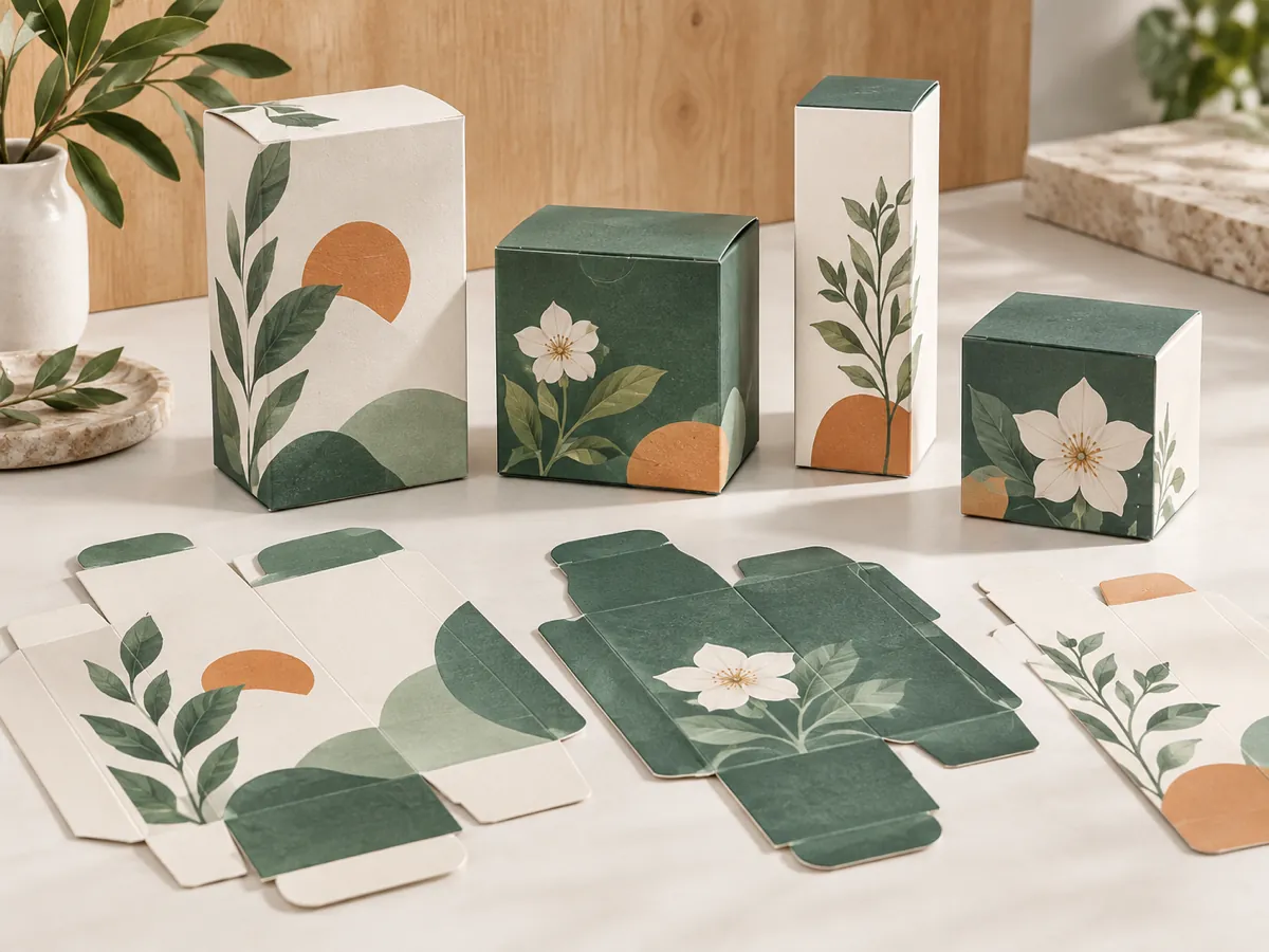 Retail folding cartons and flat packaging dielines
